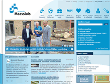 Tablet Screenshot of maassluis.nl